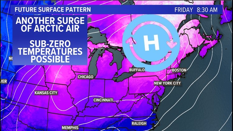 Another arctic blast arrives in WNY