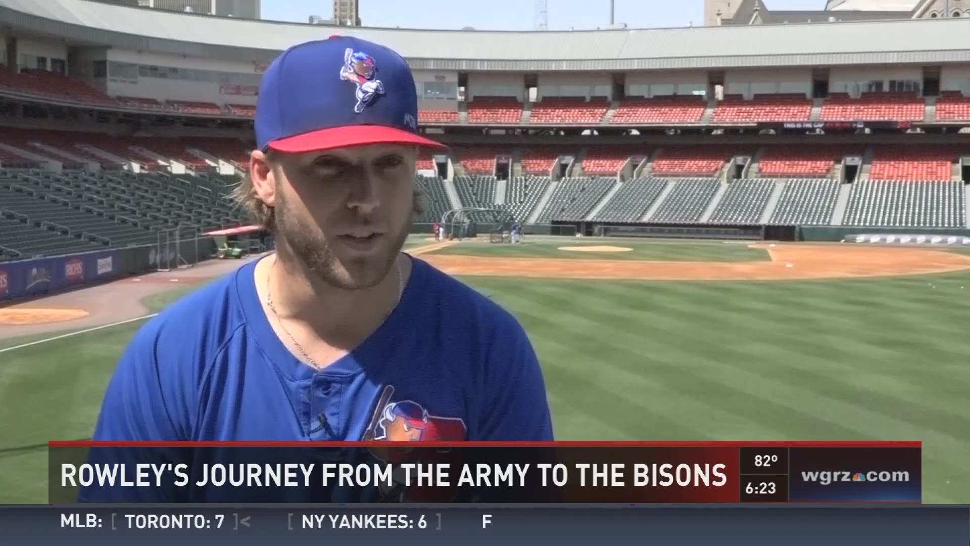 Chris Rowley's journey from the Army to the Bisons