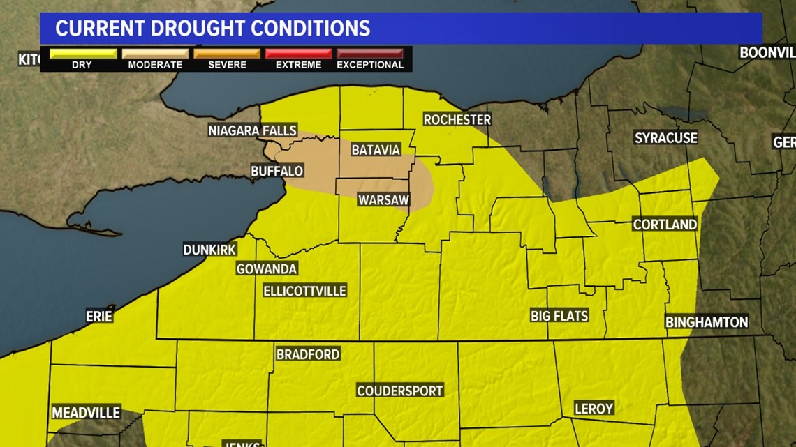 Drought conditions defined for parts of WNY - Vimarsana News