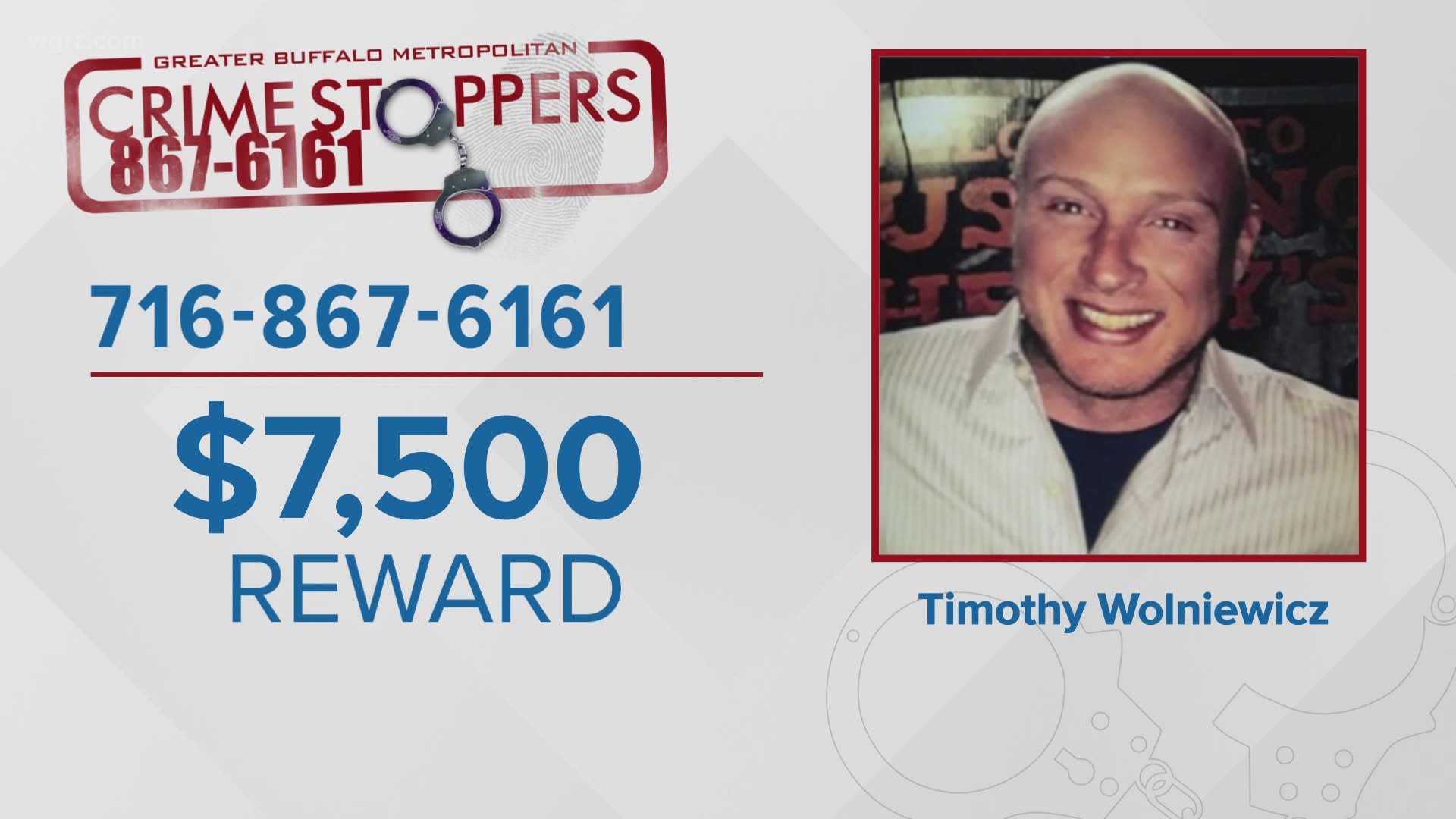 Up to $75 hundred is being offered by Crimestoppers of Western New York.