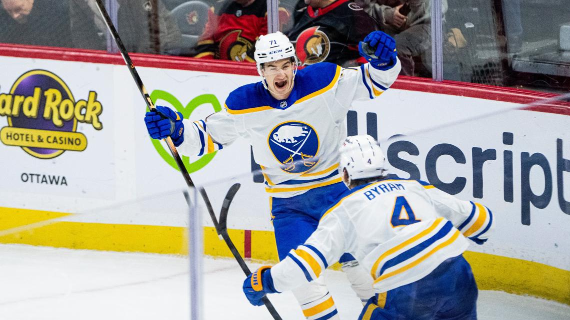 Byram lifts Sabres over Senators 3-2 in OT for first 7-game win streak ...