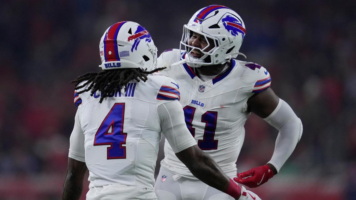 Bills player fined for helmet use following the Bills' Week 12 loss at Houston
