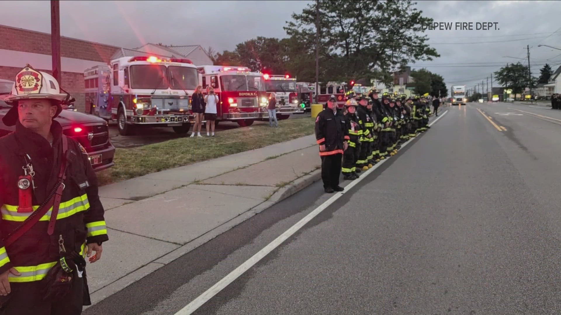 Public Memorial for fallen firefighter | wgrz.com
