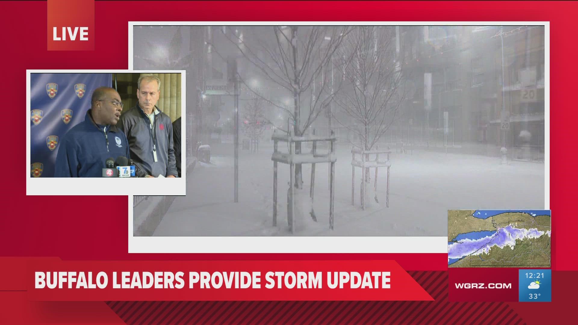 Buffalo Mayor says South Buffalo has been hit hard by lake effect snow storm