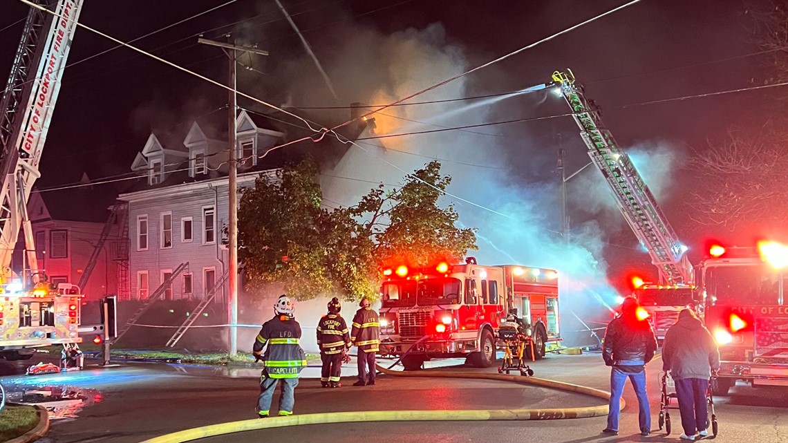 Lockport boarding house fire displaces 16, accelerant detection dog used in investigation