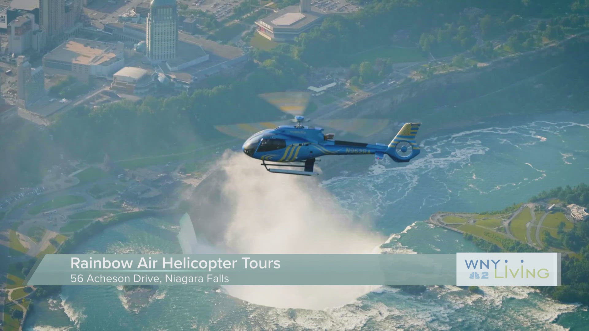 WNY Living - August 16 - Rainbow Air Helicopter Tours THIS VIDEO IS SPONSORED BY RAINBOW AIR HELICOPTER TOURS