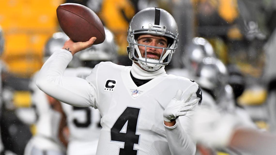 QB Derek Carr is visiting with the Jets this weekend: source