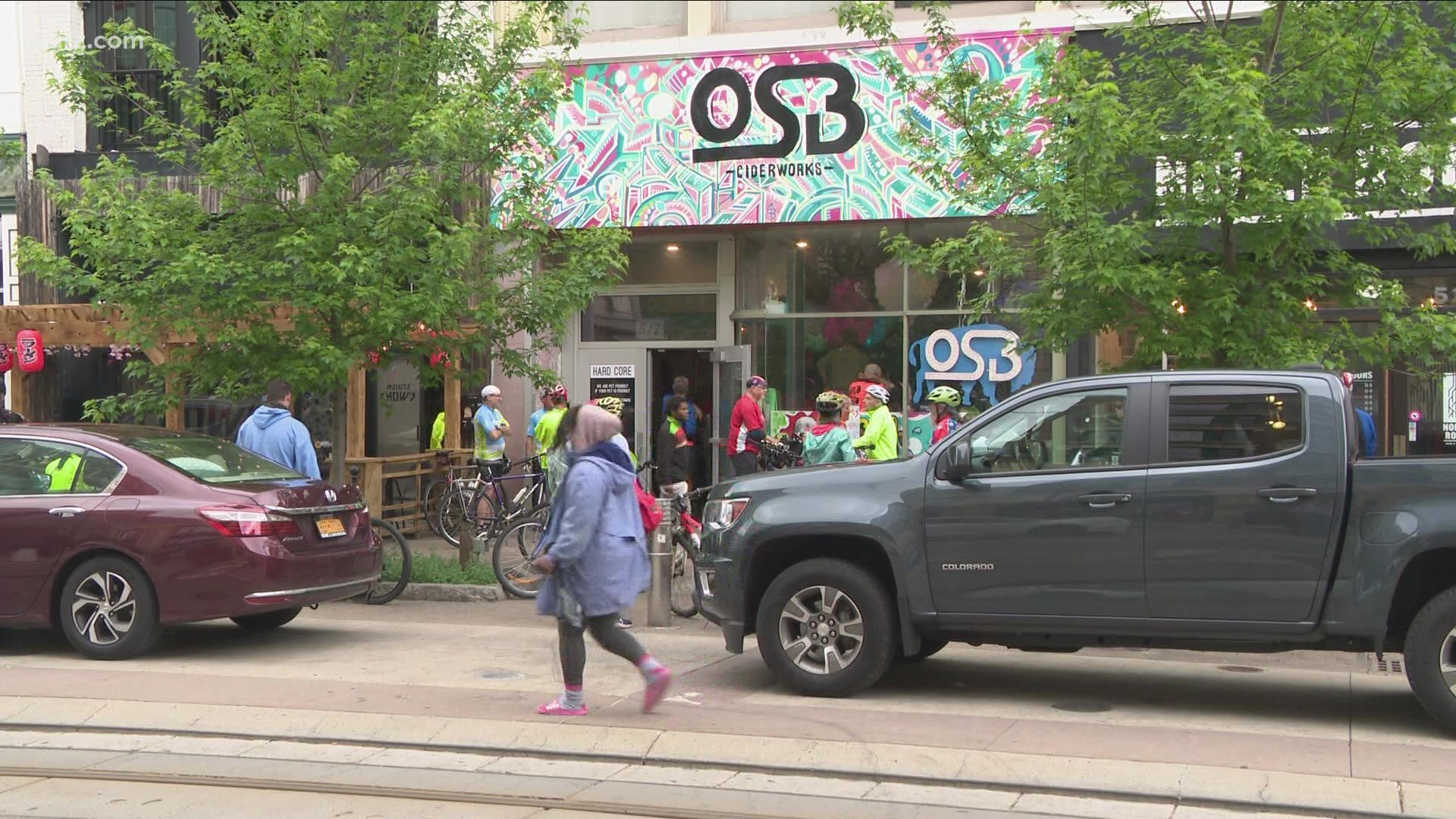 The Buffalo Slow Roll hosted a pedal party starting at OSB Cider Works. They say the annual tradition helps bring more people out for the marathon weekend.