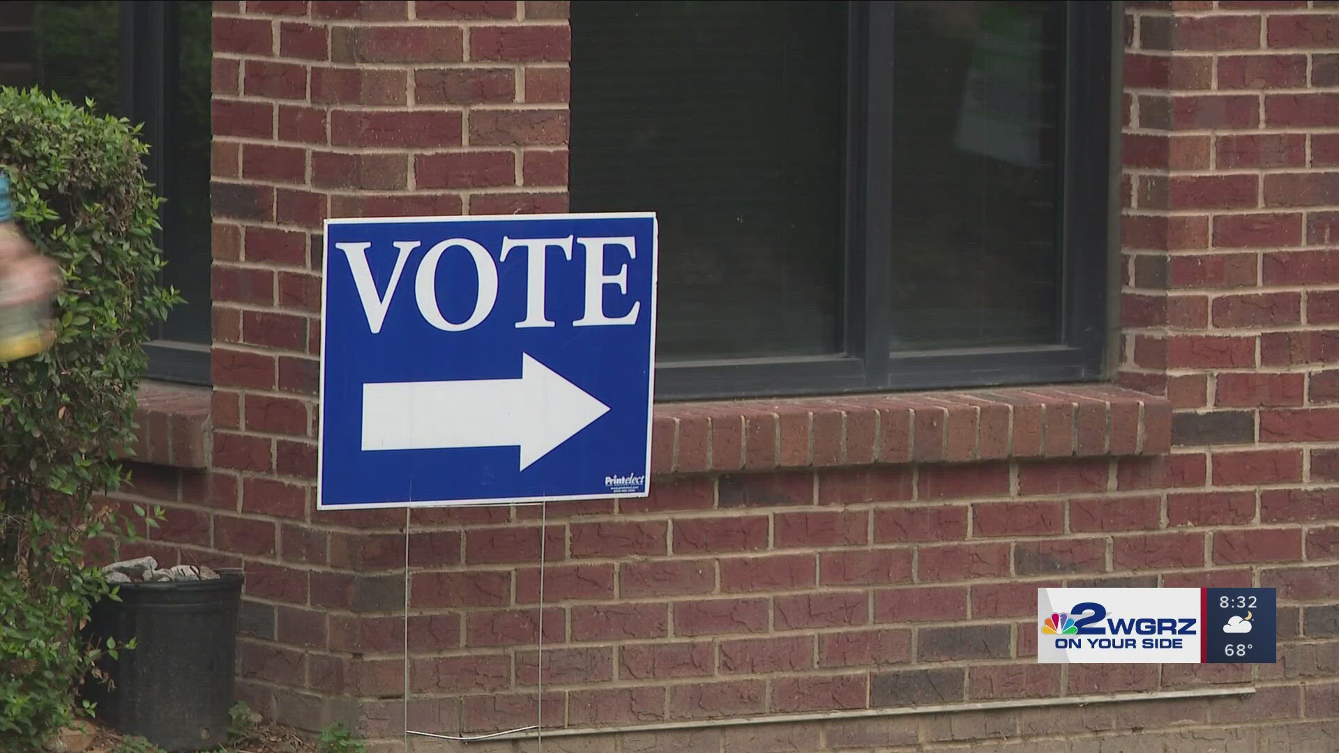 Officials investigate bomb threats sent to polling locations in Georgia. The bomb threats were among multiple disturbances that U.S. officials are tracking.