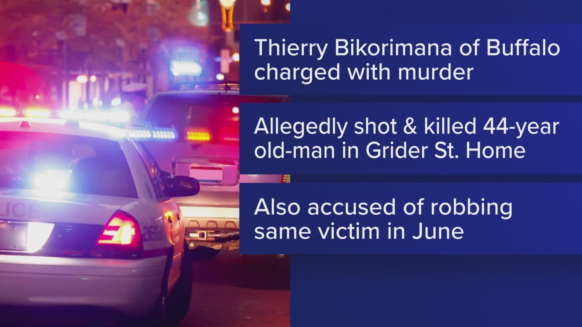 Thierry Bikorimana, 19, of Buffalo faces one felony count of second-degree murder in connection to a shooting that happened on Dec. 10 inside a Grider Street home.