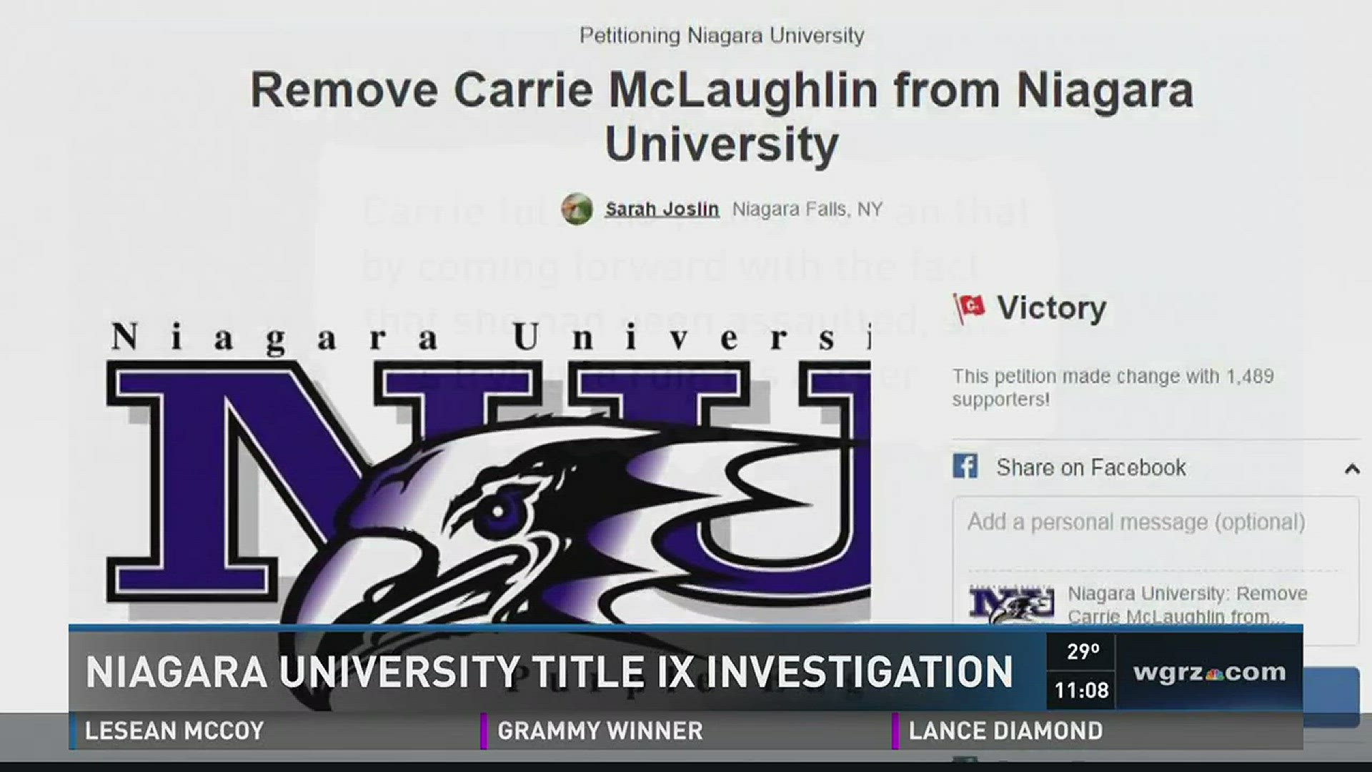 Niagara University title IX investigation