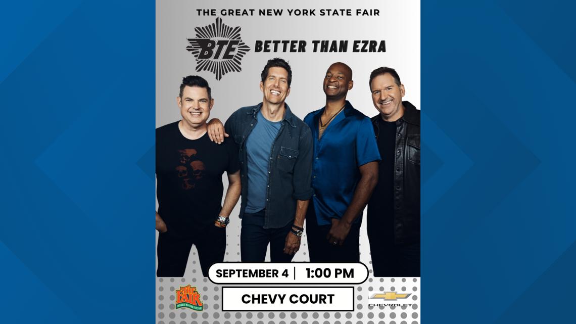 Better Than Ezra performing at The Great New York State Fair this summer