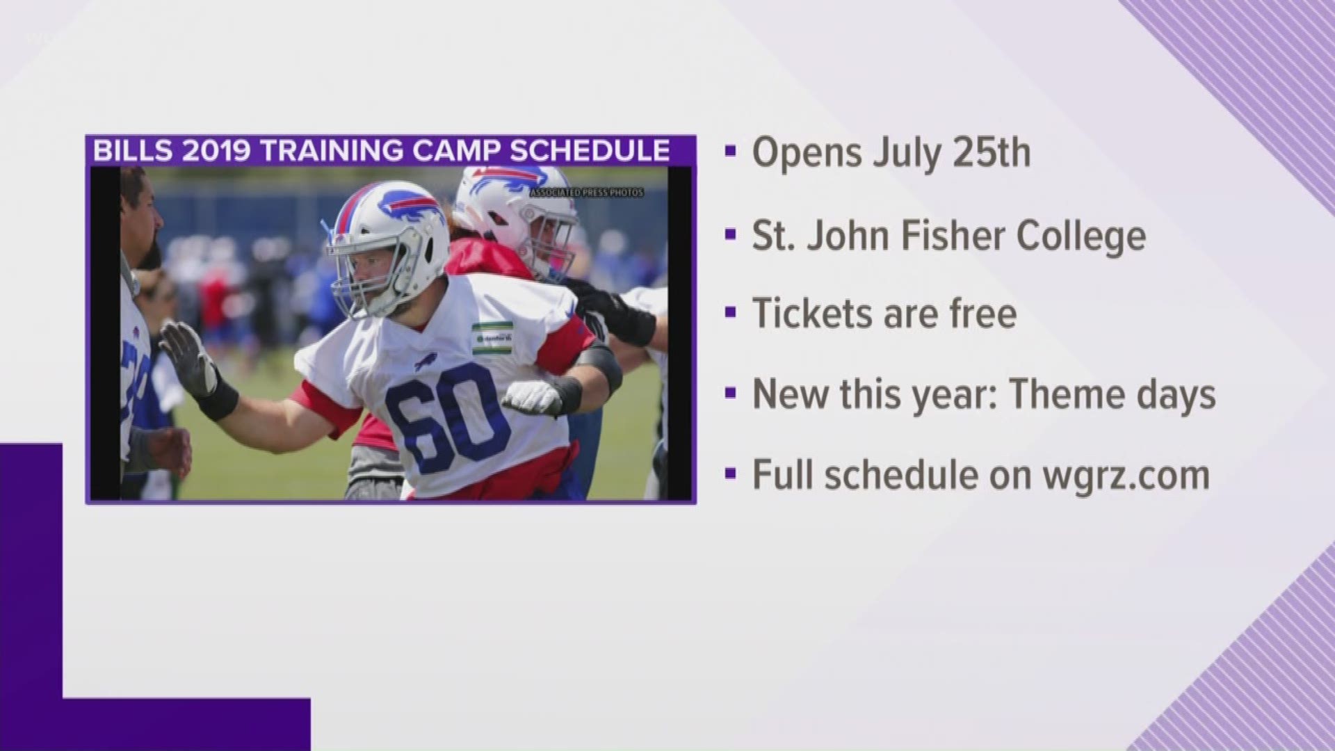 Bills Release 19 Training Camp Schedule Wgrz Com