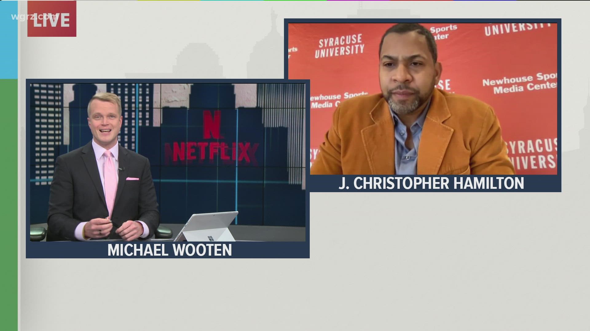 J. Christopher Hamilton, an attorney and assistant professor at Syracuse University's Newhouse School of Public Communications, discussed the latest Netflix news.