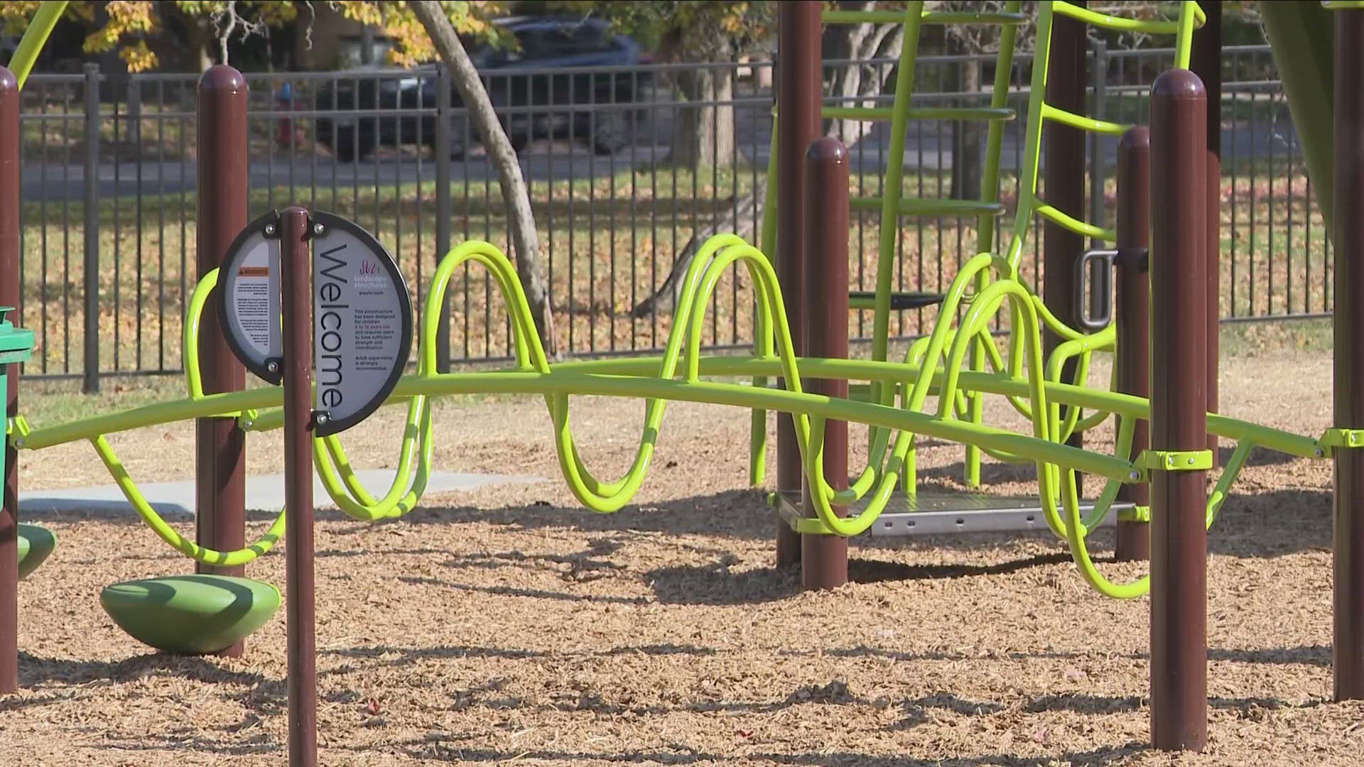 New inclusive playground at Delaware Park at Colvin and Amherst streets