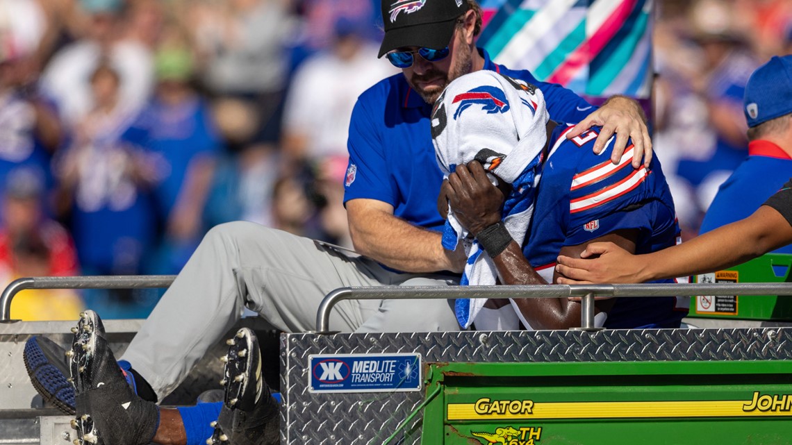 He works as hard as anybody': McDermott, Bills emotional over Tre'Davious  White's injury