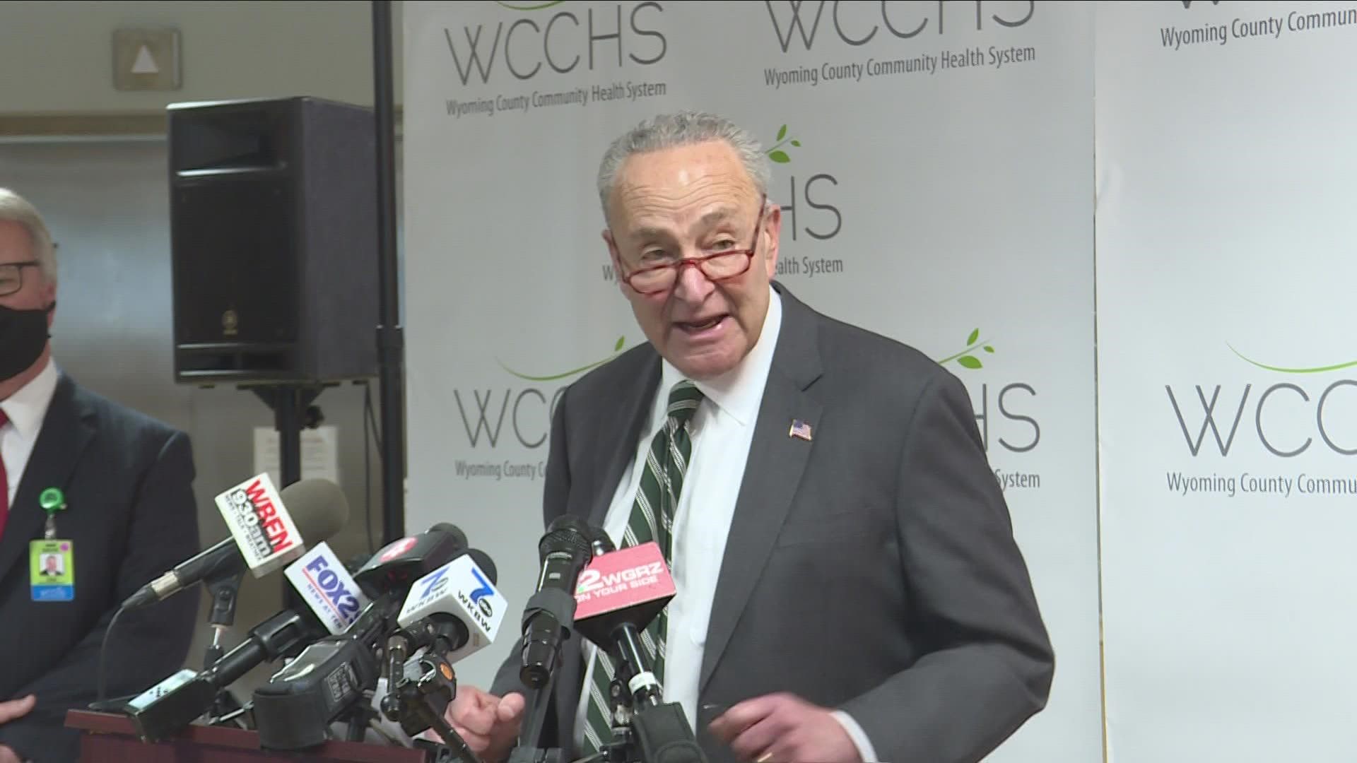 Schumer in Wyoming County to talk R.S.V.