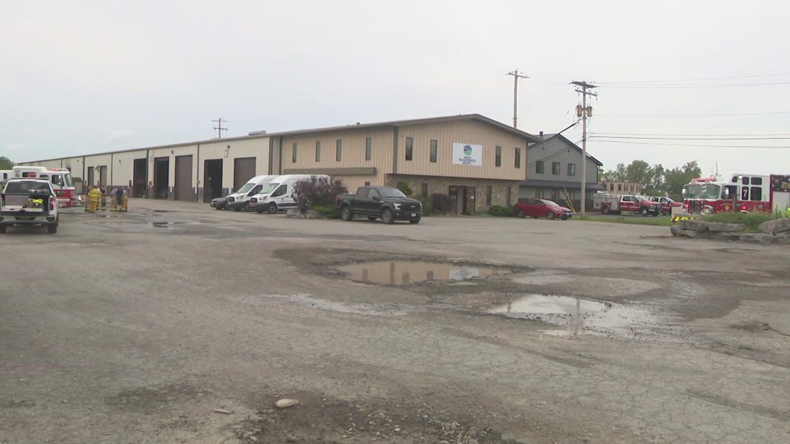 Part of Walden Avenue closed Wednesday morning due to a fire