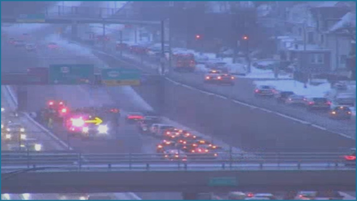 Snow causing traffic delays, accidents across WNY