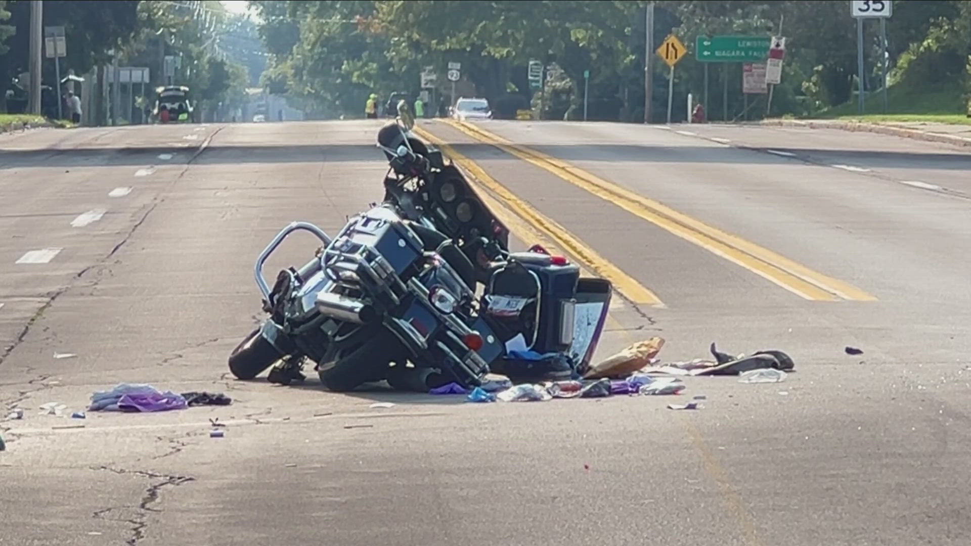 In an update the NYSP say the 10-year veteran trooper has suffered very serious injuries after an accident on Friday in Youngstown.