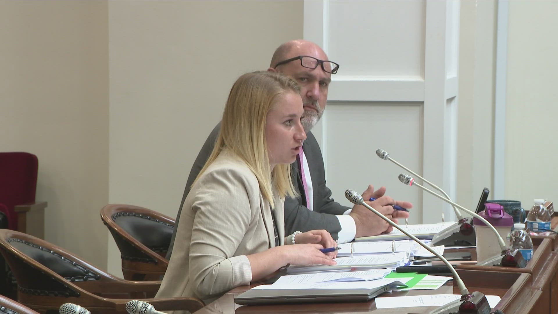 Republican Erie County Legislator Lindsay Lorigo remains tabled for now by lawmakers with her stated "push" for more transparency on county government spending