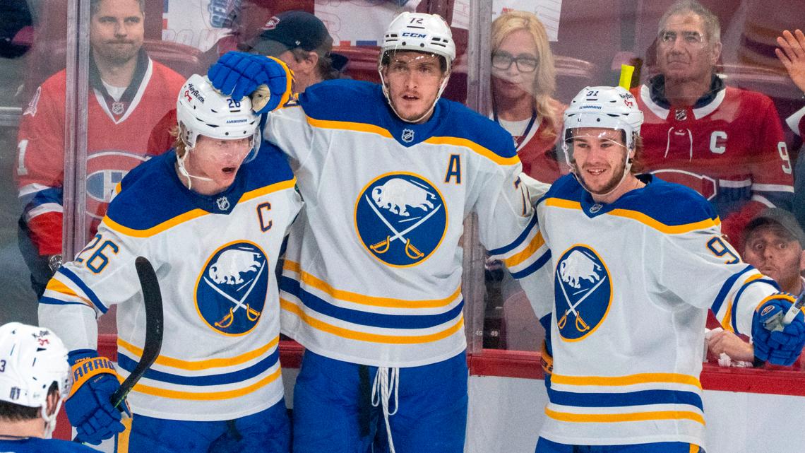 Sabres fall flat in Game 3; Canadiens take control of series It took Tage Thompson only 53 seconds to score a goal and give Buffalo a quick lead in Game 3. Montreal took command of the game after that.