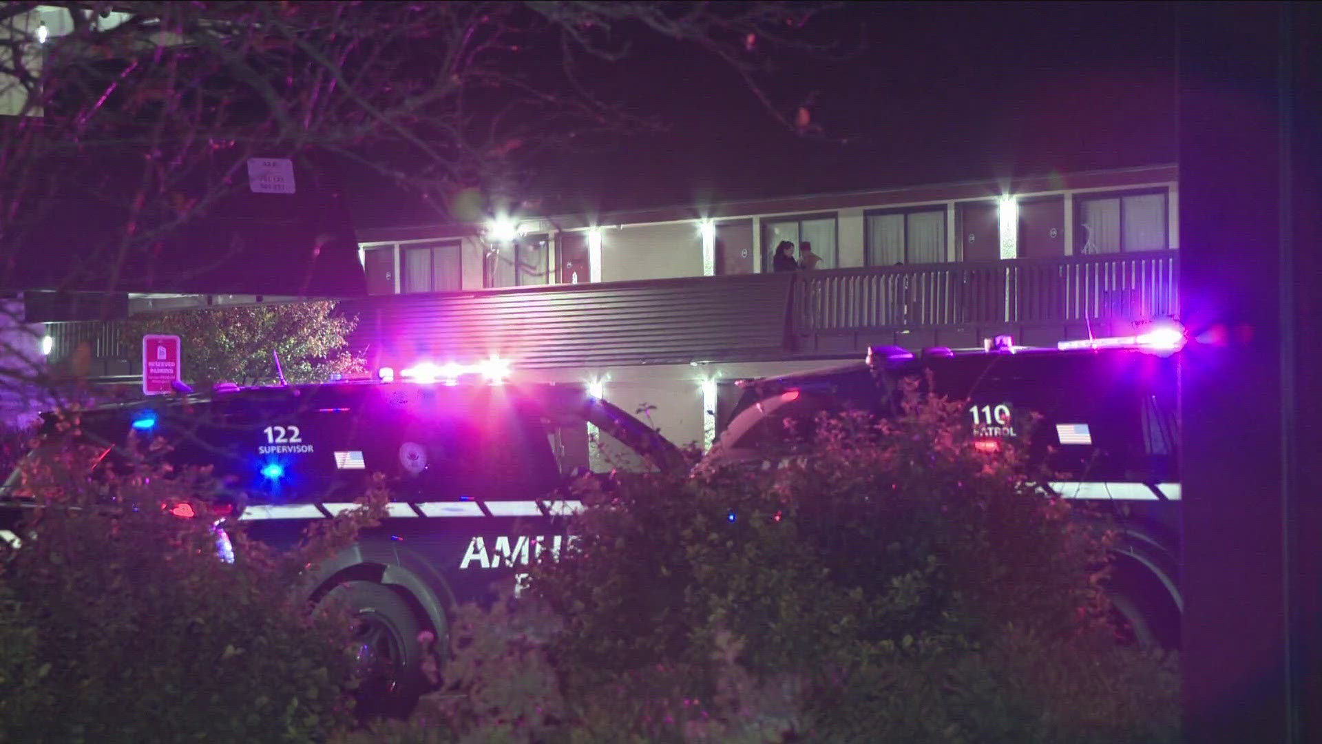 We are finding out more about a stabbing at an Amherst motel, which is housing asylum seekers.