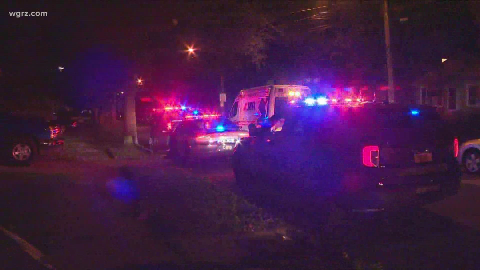 Buffalo police are investigating an overnight shooting incident.