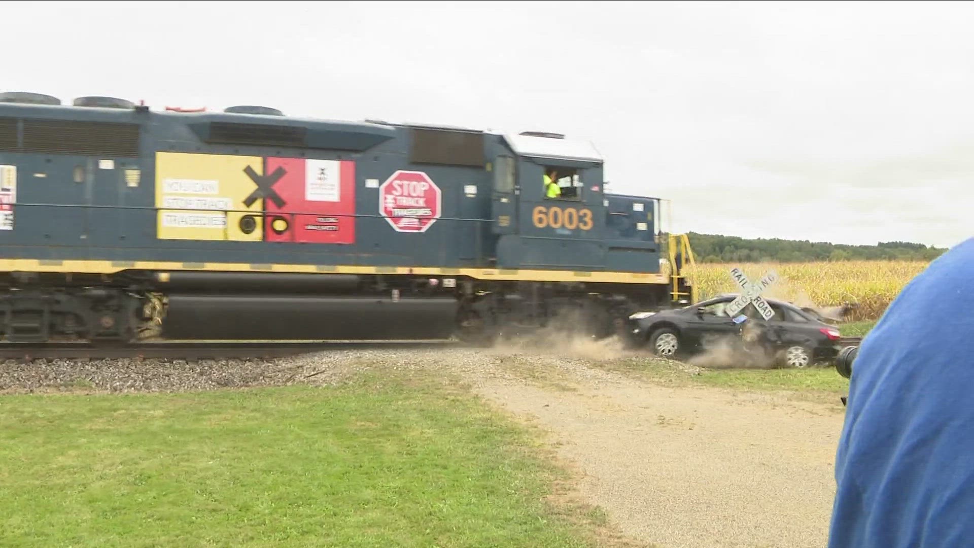 First responders practice deadly train crash in North Collins