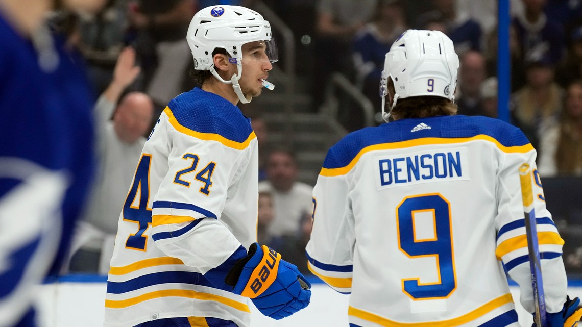 Dylan Cozens Scores 2 Goals As Sabres Beat Lightning 4-2 To Finish ...