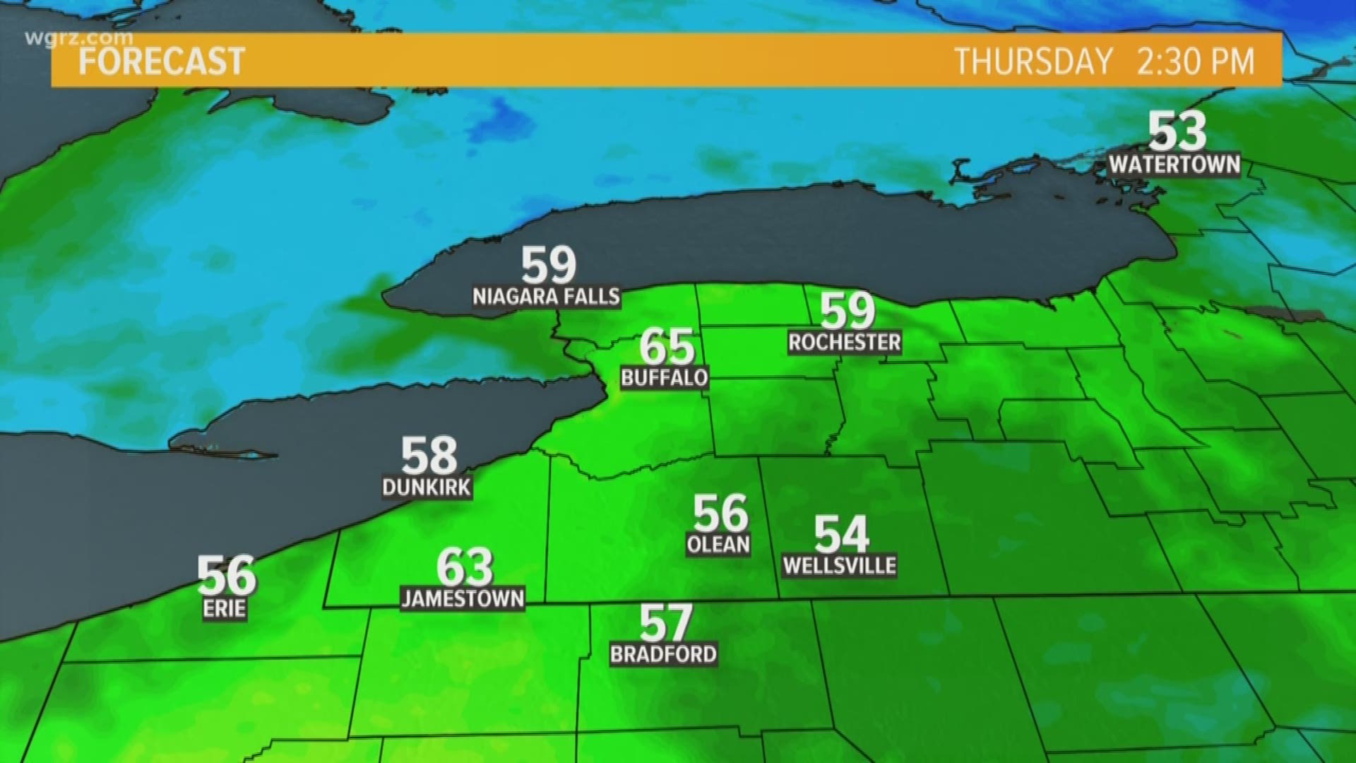 Cold Front To Come After Thursday's Warm Temperatures | Wgrz.com