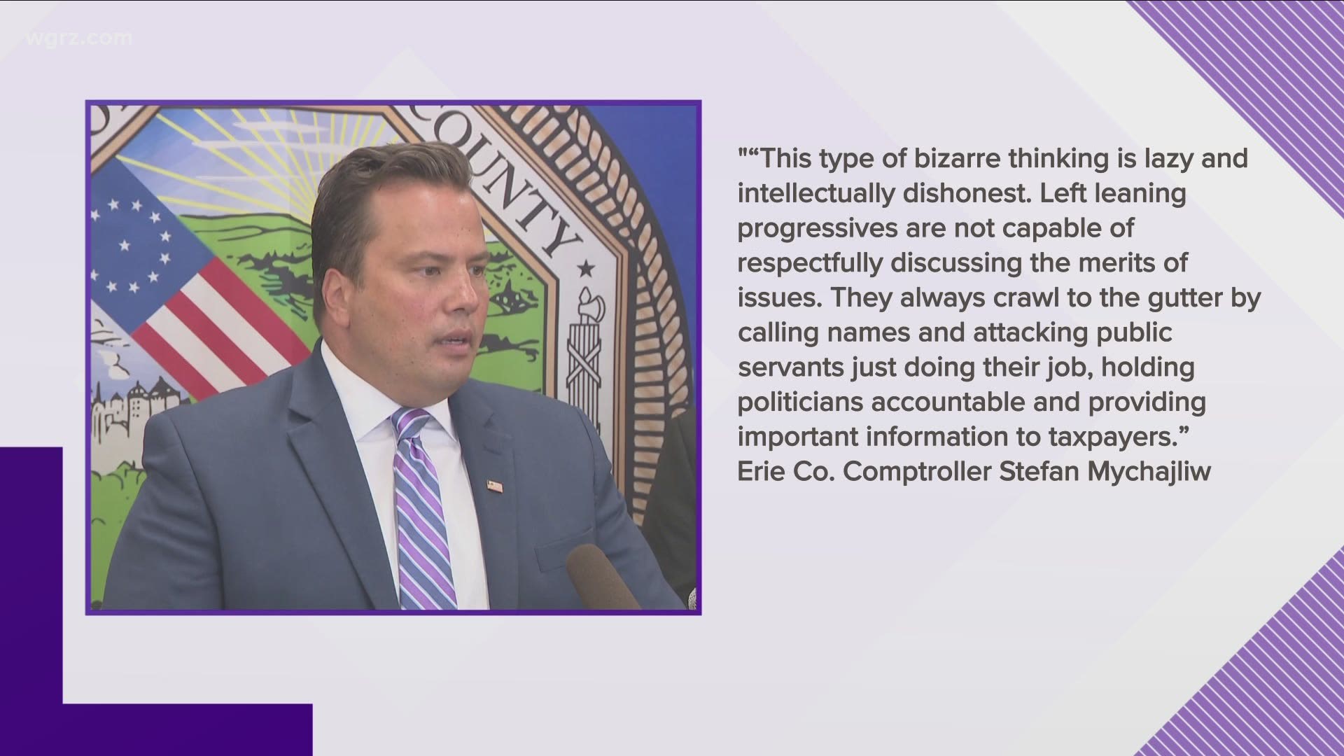 The County Executive has now escalated into an ugly battle of words tied to a certain social media posting and it all started with the comptroller's report.