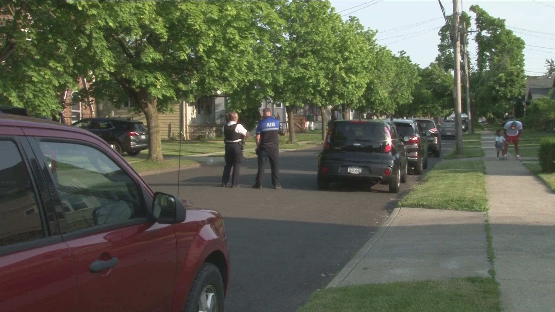 The incident happened just before 6 p.m. on East Delevan Avenue and Hazelwood Avenue.