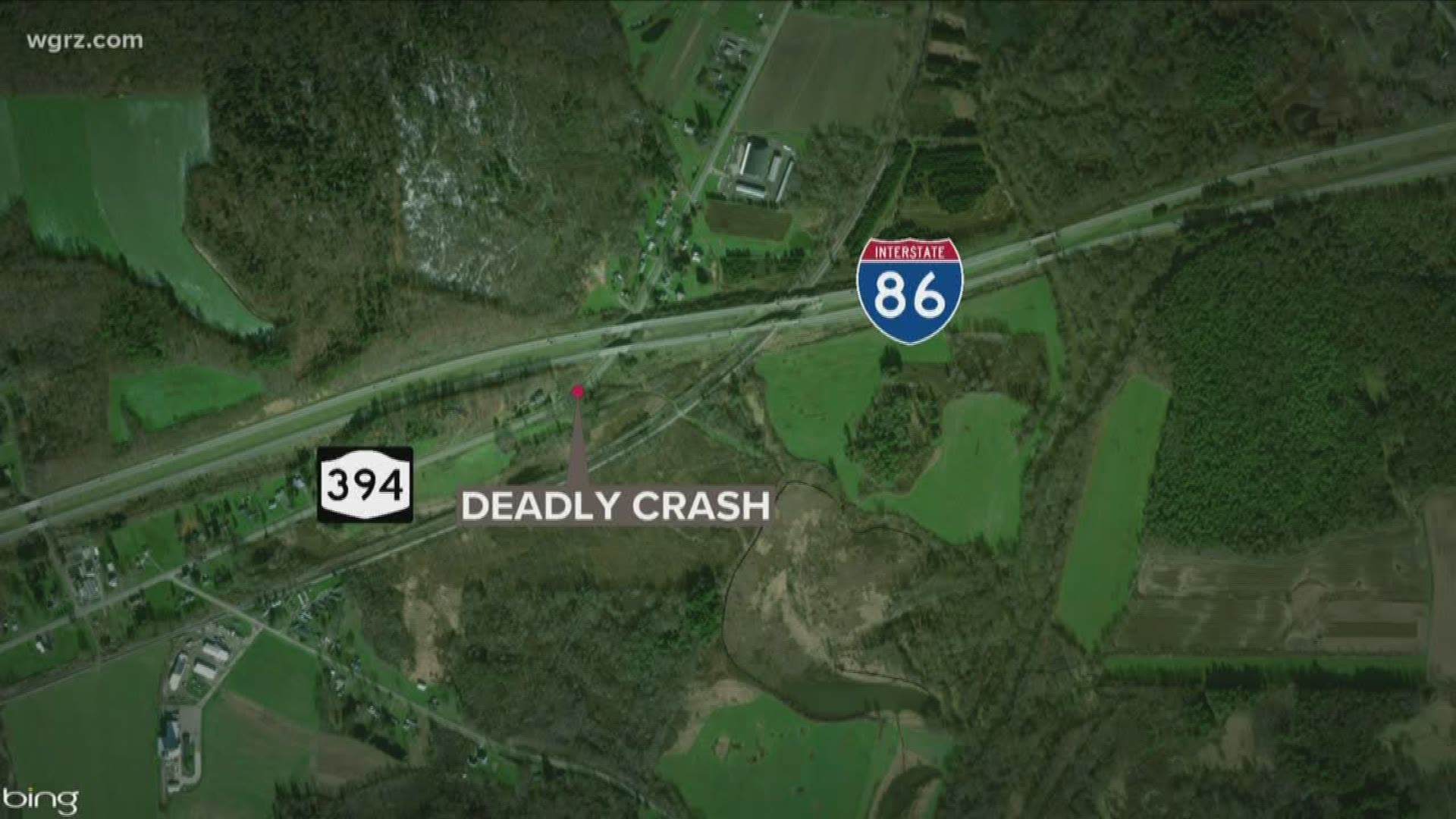 Deputies say 67-year-old Terry Telschow from Jamestown crossed the center line on Route 394 near the I-86 overpass and hit another car head-on.