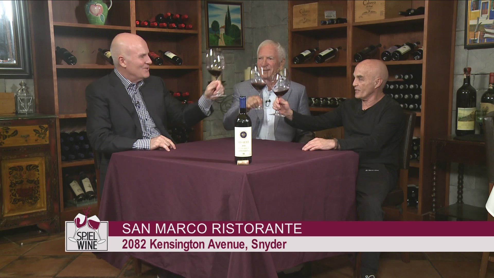 Spiel the Wine - November 15 - Segment 1 THIS VIDEO IS SPONSORED BY LEN LOVULLO & SAN MARCO RISTORANTE