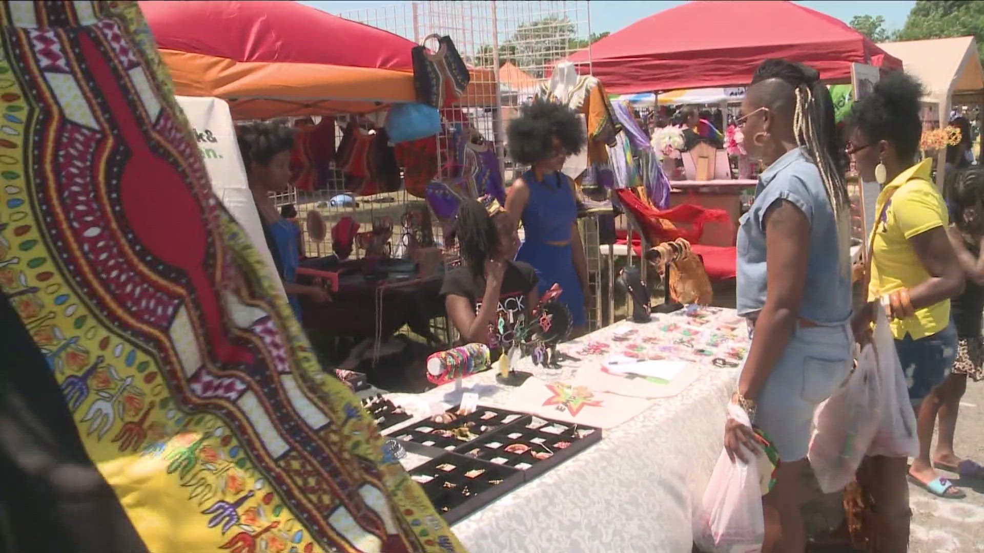 More than 30,000 people are expected to come to the festival, and over 5,000 will march in the 49th annual Juneteenth parade.