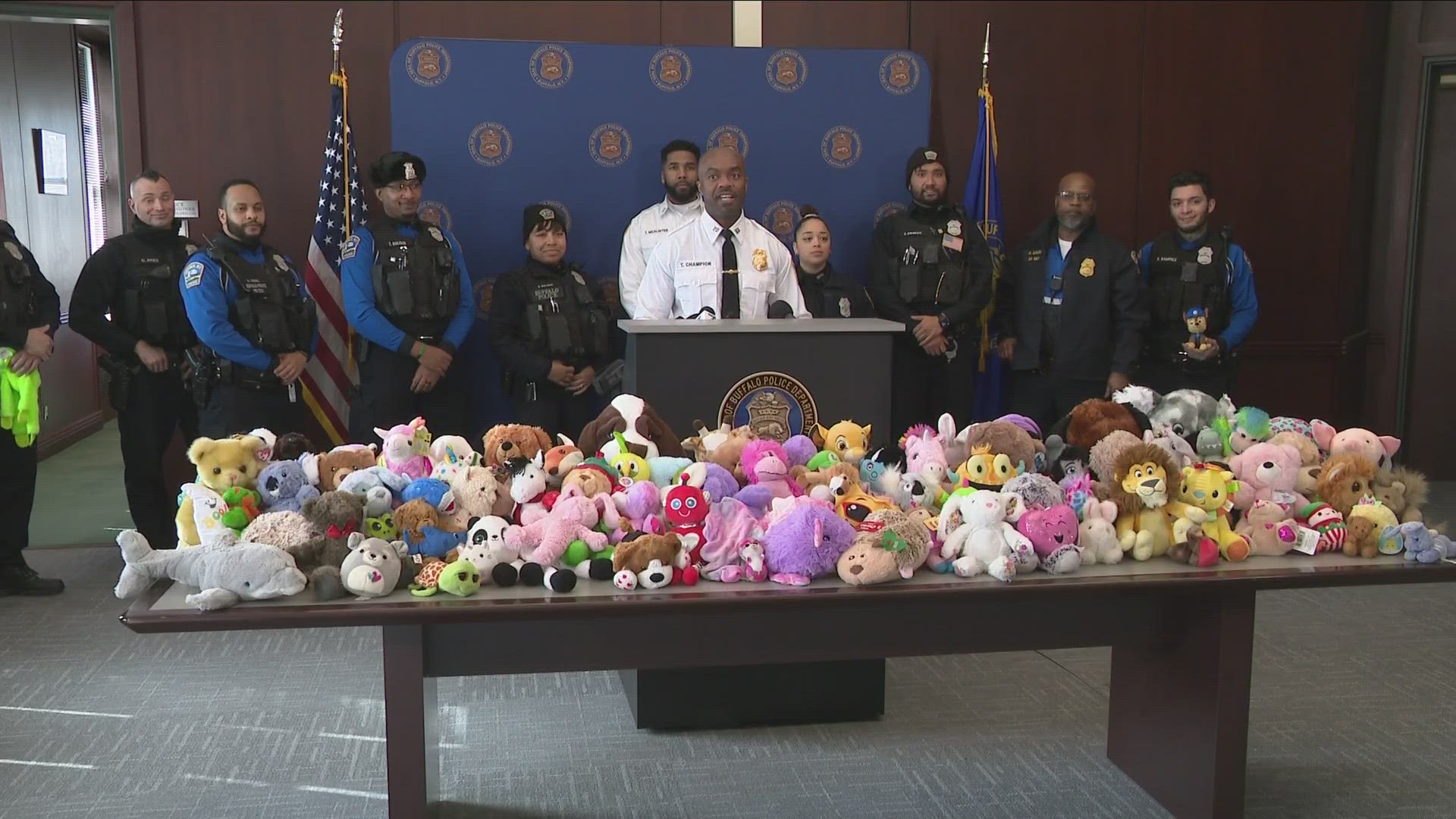 Teddy bear donation made to the BPD