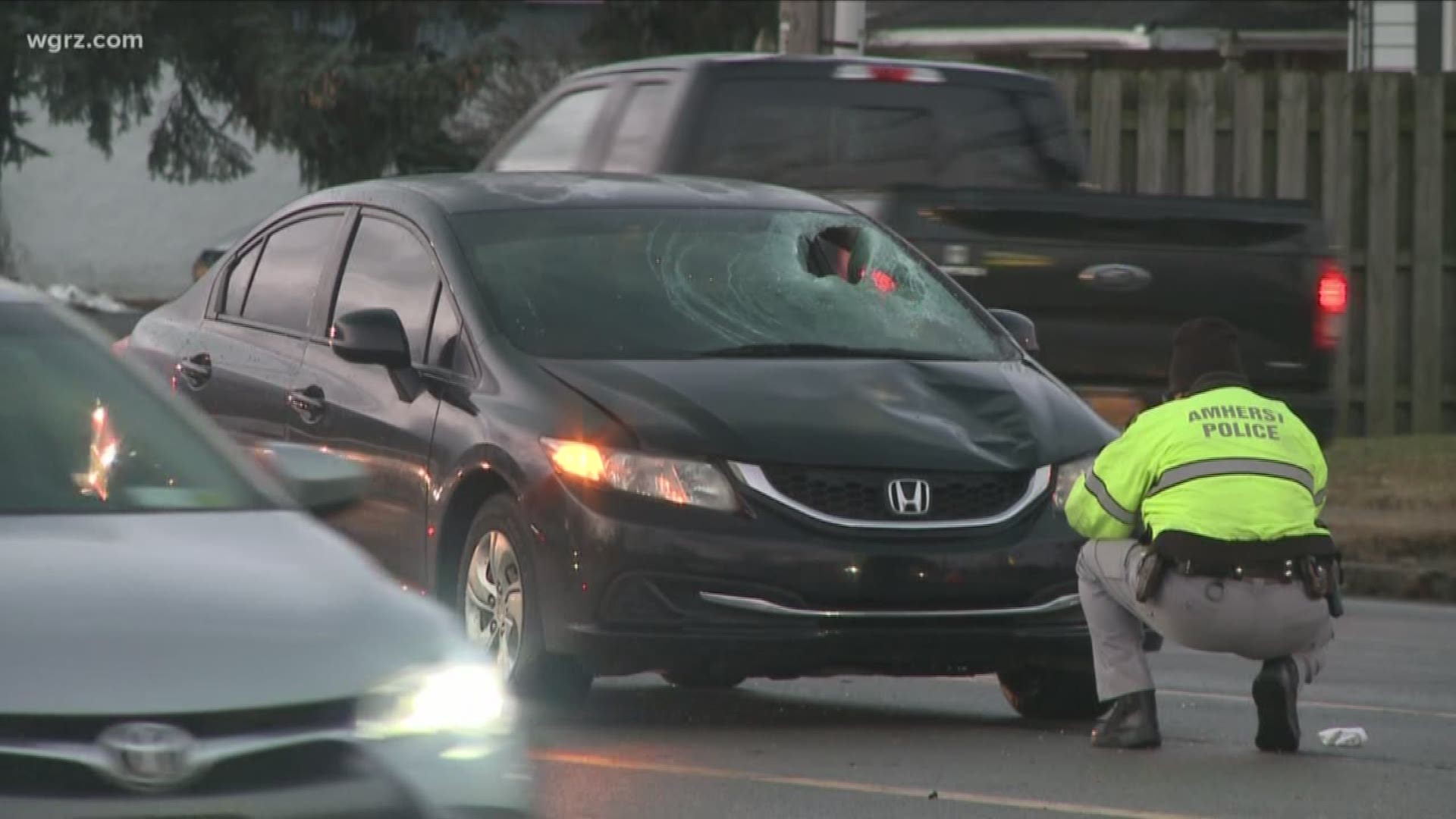 Another crash on Niagara Falls Boulevard injures pedestrian