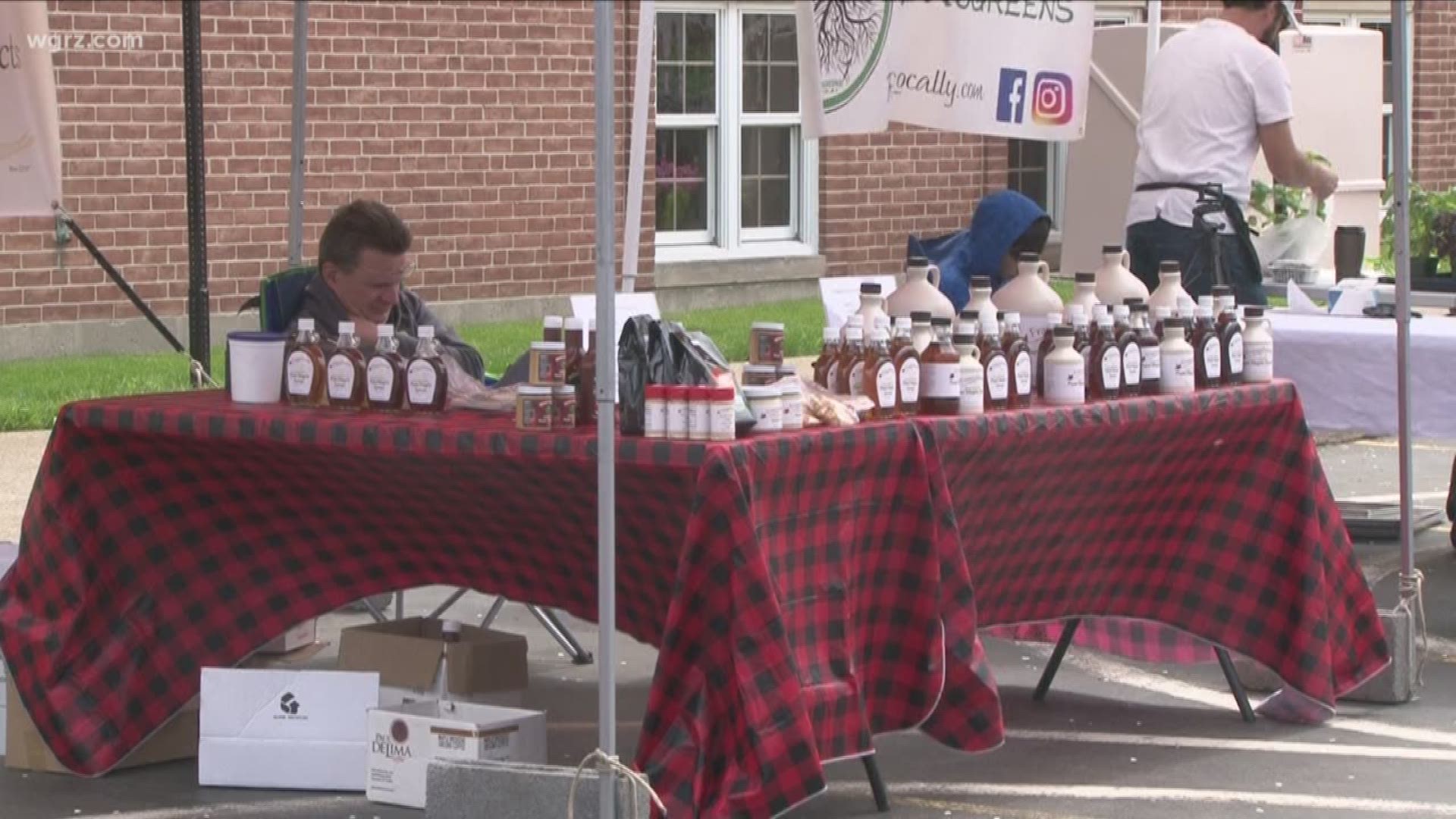 Today the Williamsville Farmers Market opened for the season.