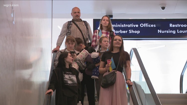 Family Arrives In WNY From Ukraine