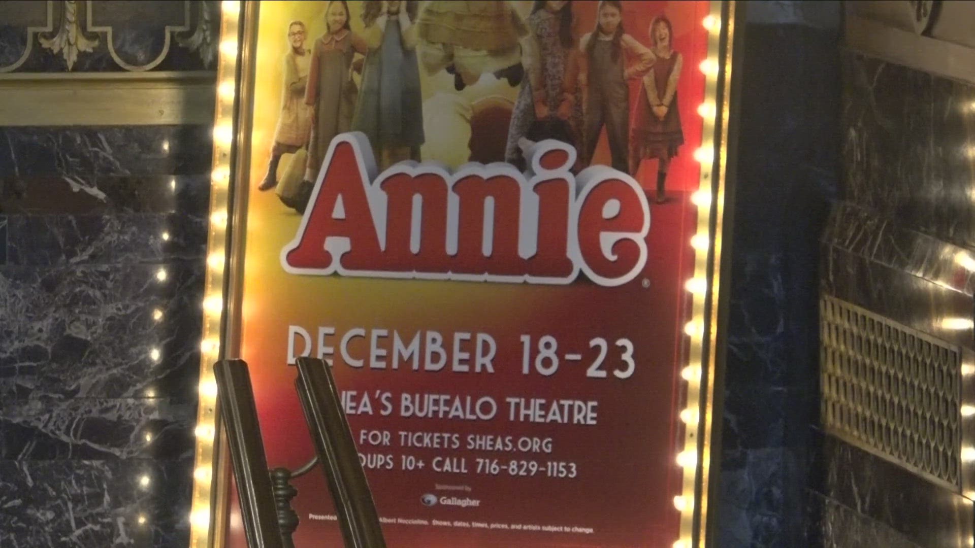 Annie the musical at Sheas this holiday season
