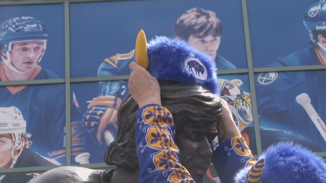 Buffalo's playoff run boosts demand for Sabres-themed hats made by refugee women