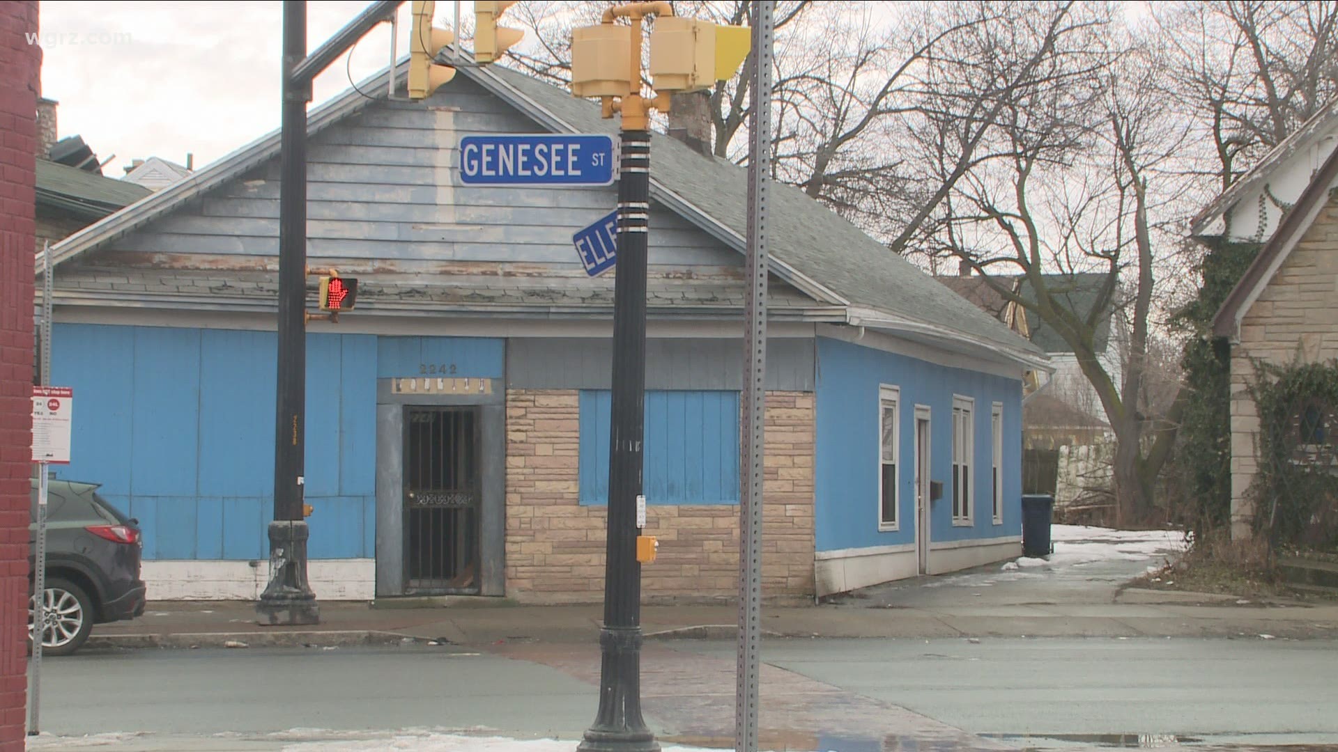 Police say a 20-year-old Buffalo man is in critical condition after he was shot multiple times while sitting in a car last night. it happened near Eller Avenue.