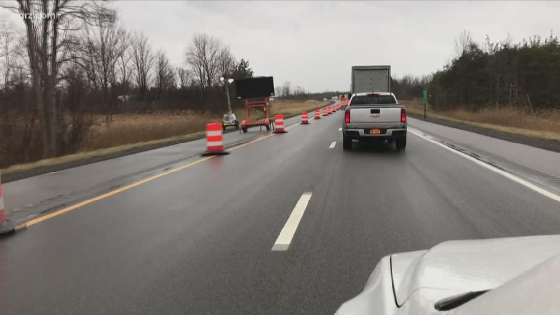 Work completed on 4 mile stretch of NYS Thruway that runs through ...