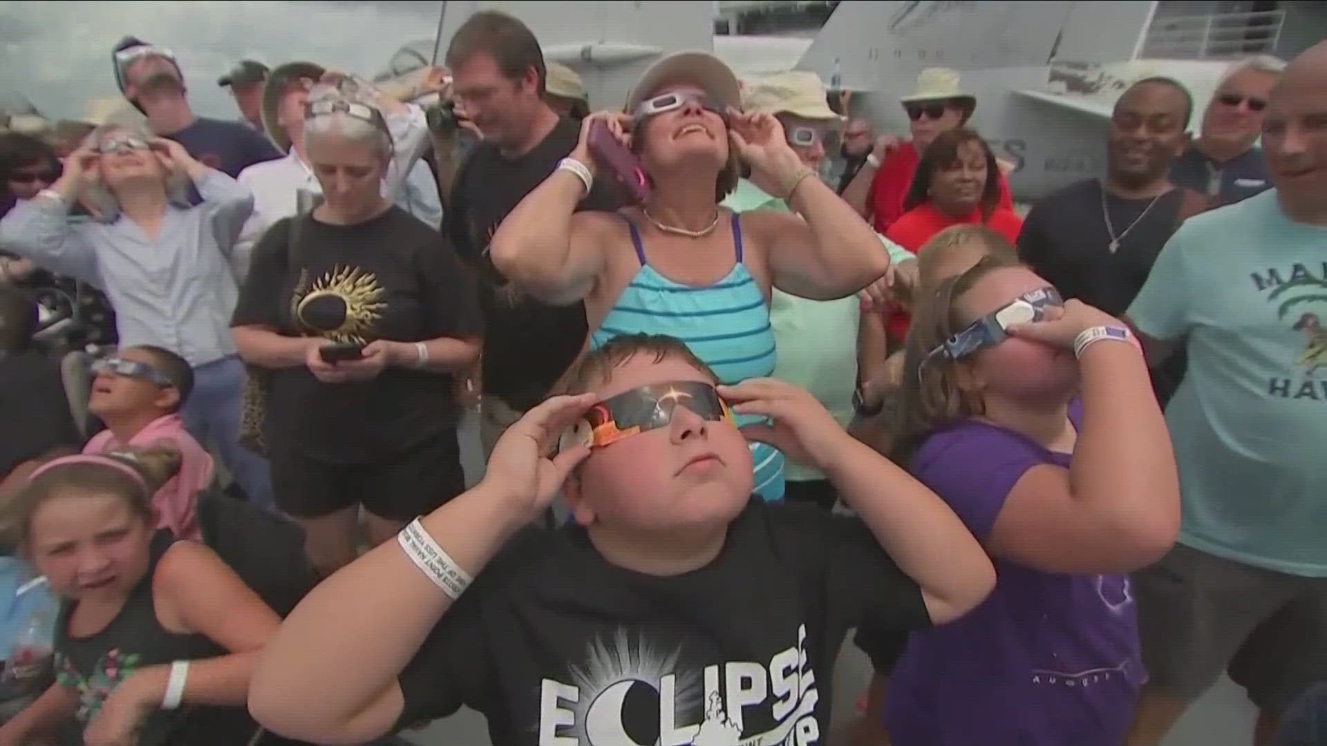 The county is expecting between 50,000 and 250,000 tourists for the eclipse on April 8.