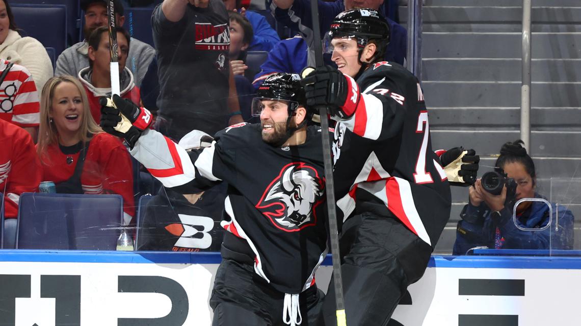 Sabres score today, beat Detroit Red Wings