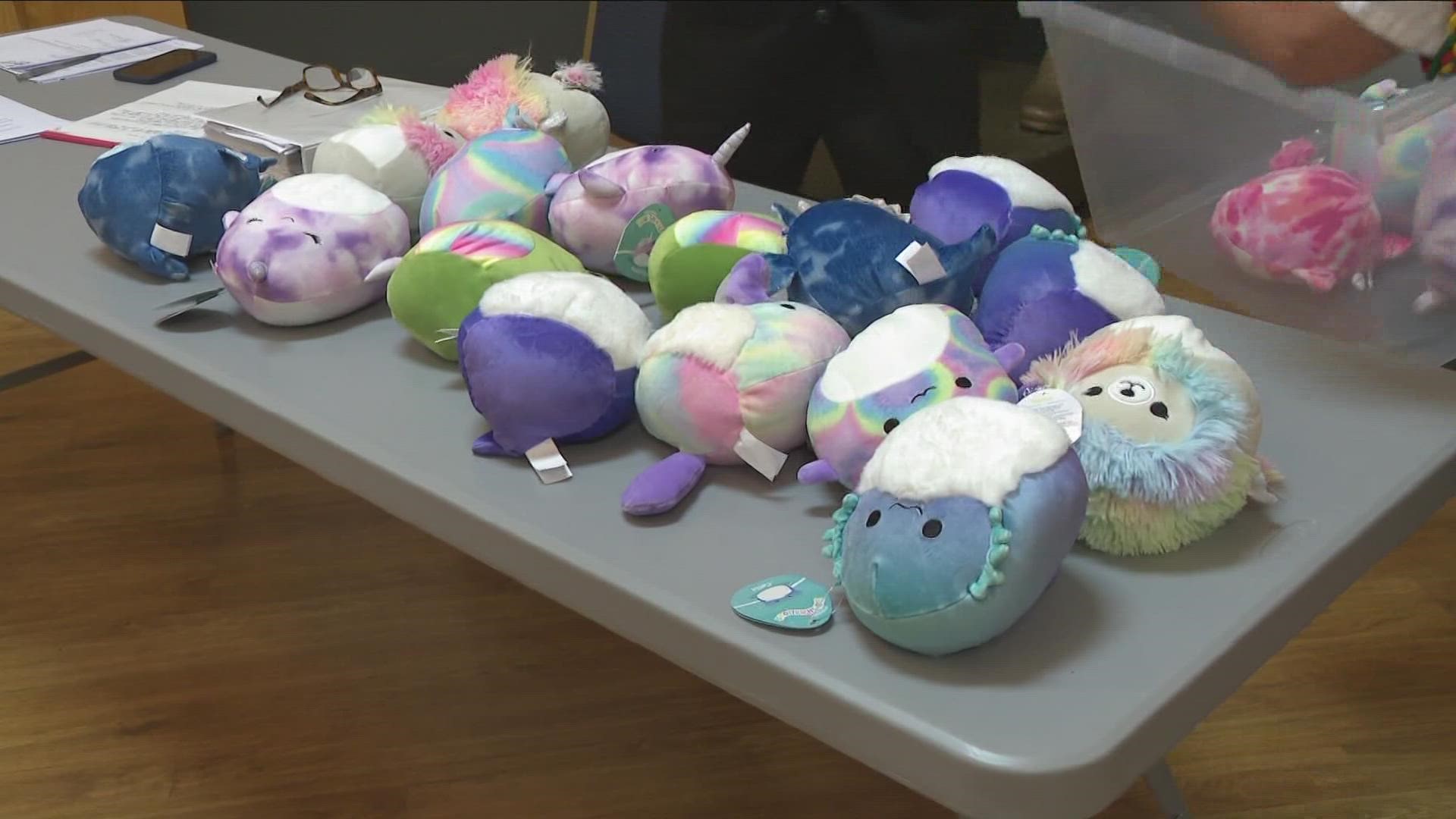 To thank the hospital, they raised money by selling lemonade this summer. They used the money to buy plush toys, which they then donated to the hospital.