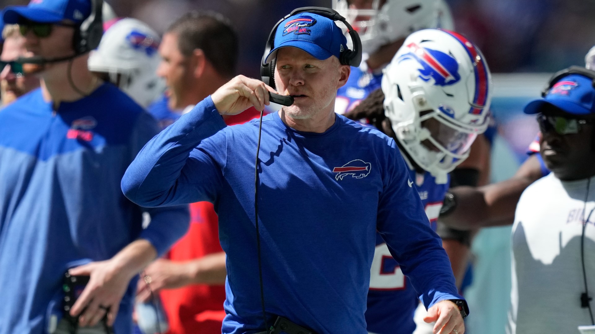 Sean McDermott discussed the Bills' 21-19 Week 3 loss to the Miami Dolphins.