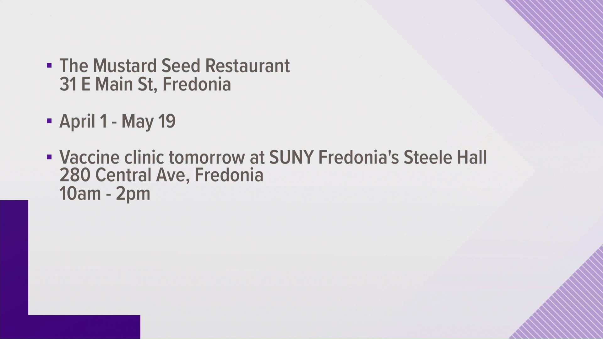 Customers At Fredonia Restaurant Potentially Exposed To Hepatitis A Wgrz Com