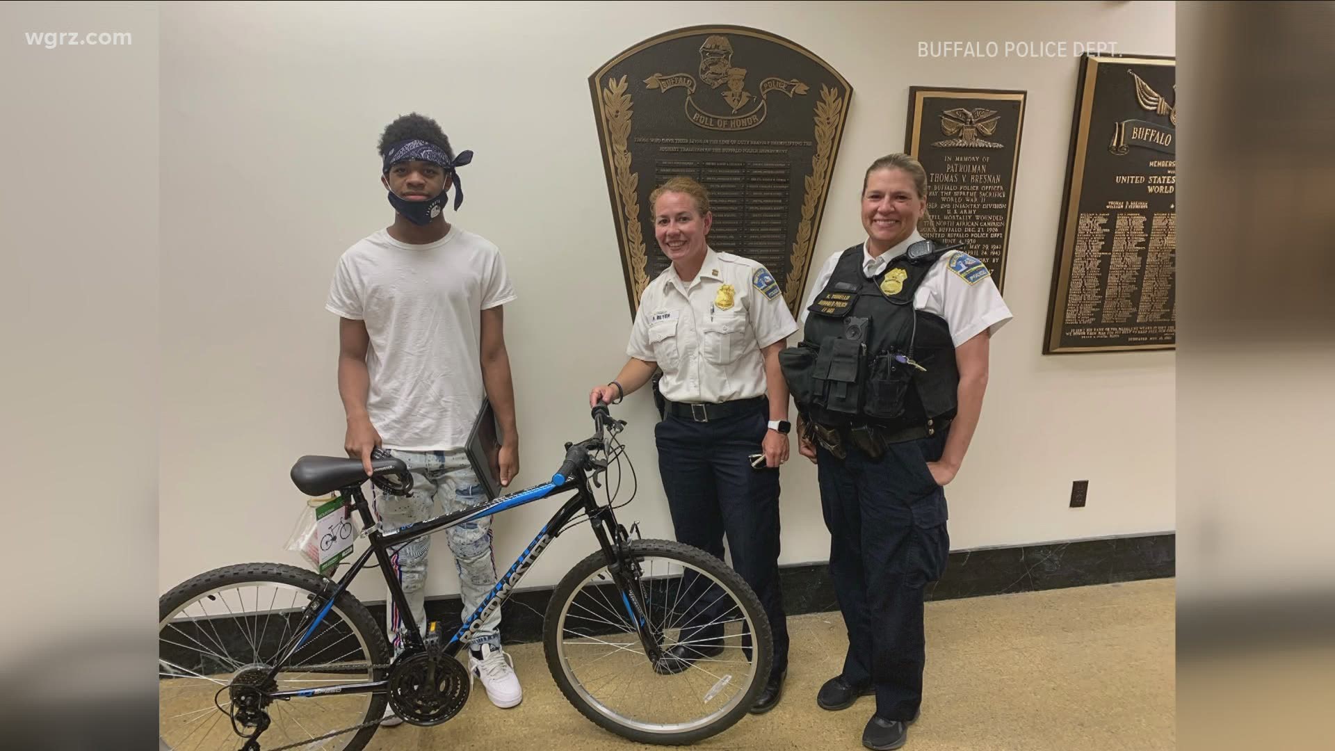 BPD helps boy out, buys him new bike